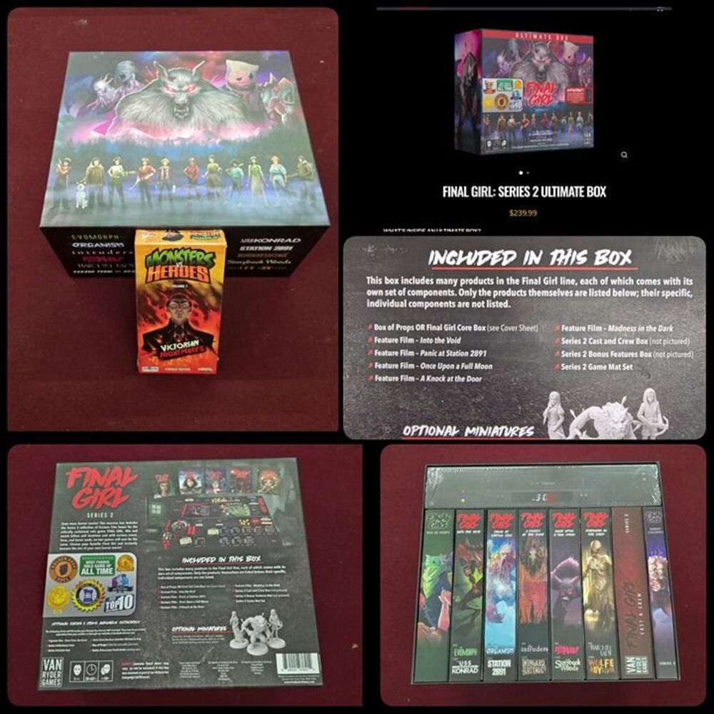 Final Girl Complete Series 2 Box set with miniatures